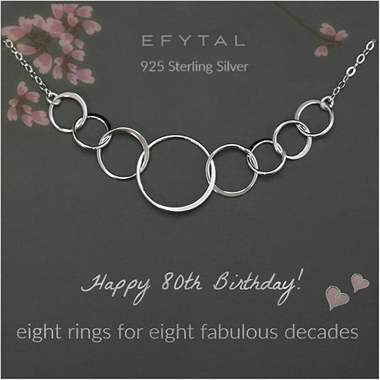 Eight Decades Circle Necklace
